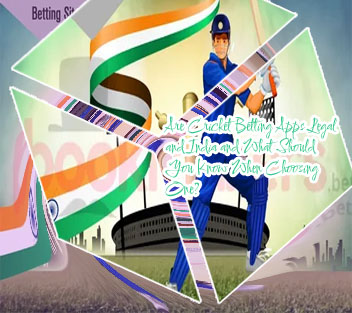Cricket betting is legal in India